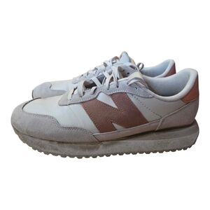 New Balance 237 Womens Sneakers Size 11 White Pink Mauve Gray Running Shoes